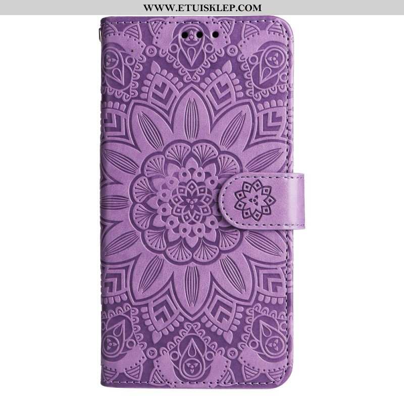 Etui Folio do Honor 90 Lite z Łańcuch Mandala Z Paskiem